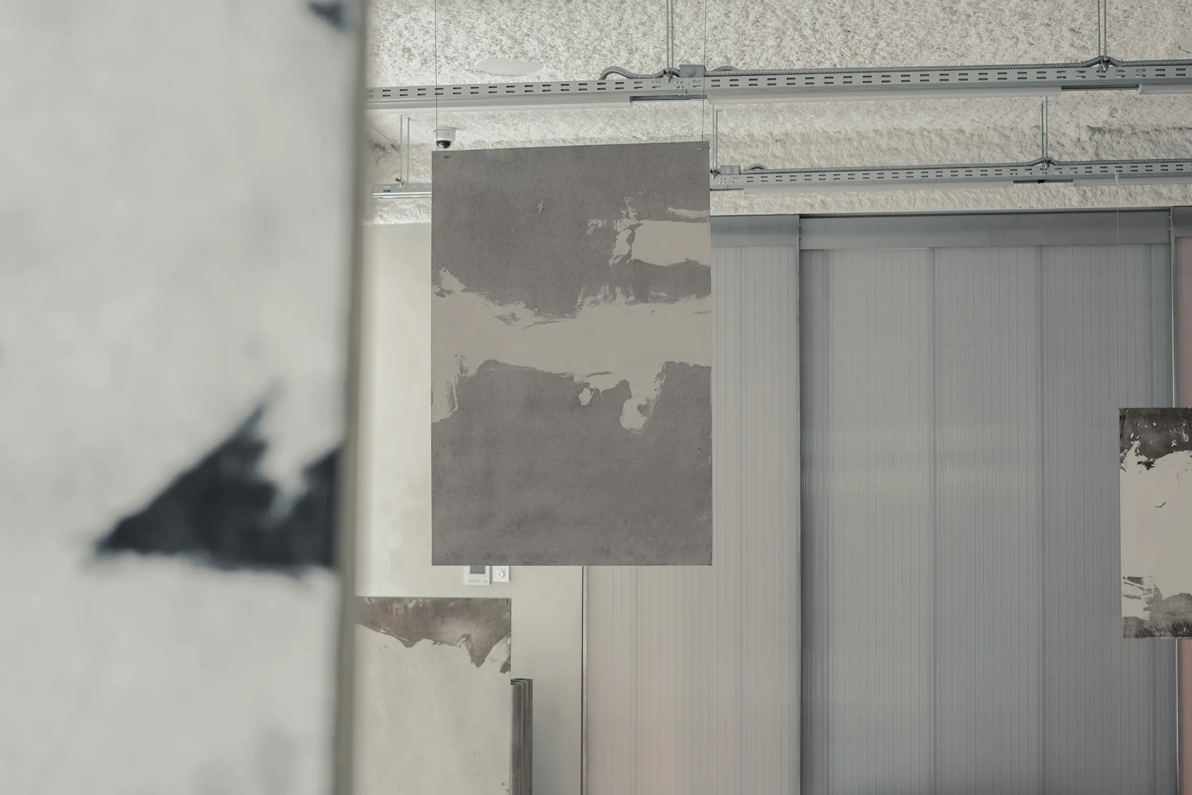 Hanging works at Holographik Space, Zagreb