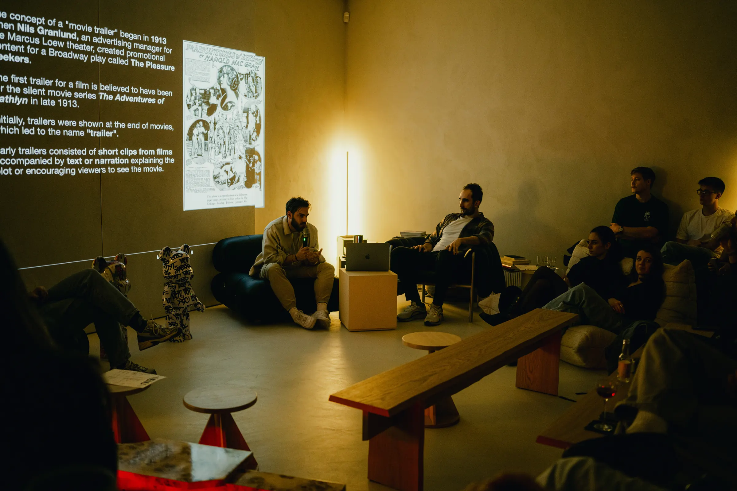 Film evening at Holographik Space, Zagreb